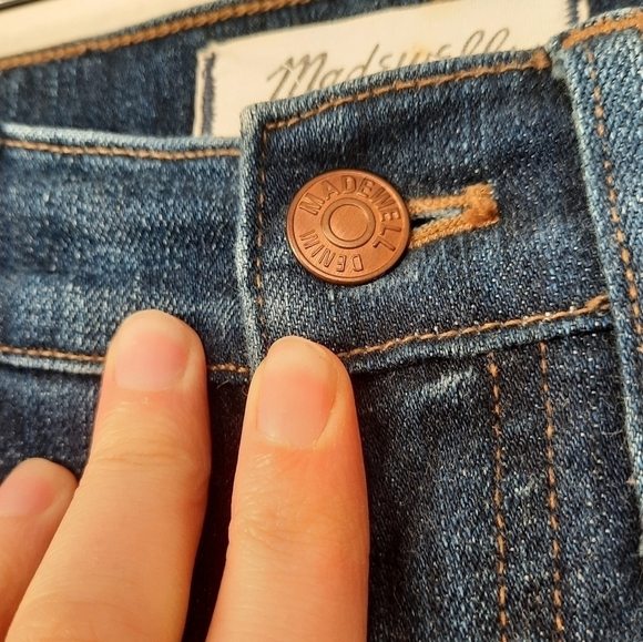 Madewell Hammond Wash Slim Straight Jeans 24T - Picture 8 of 10
